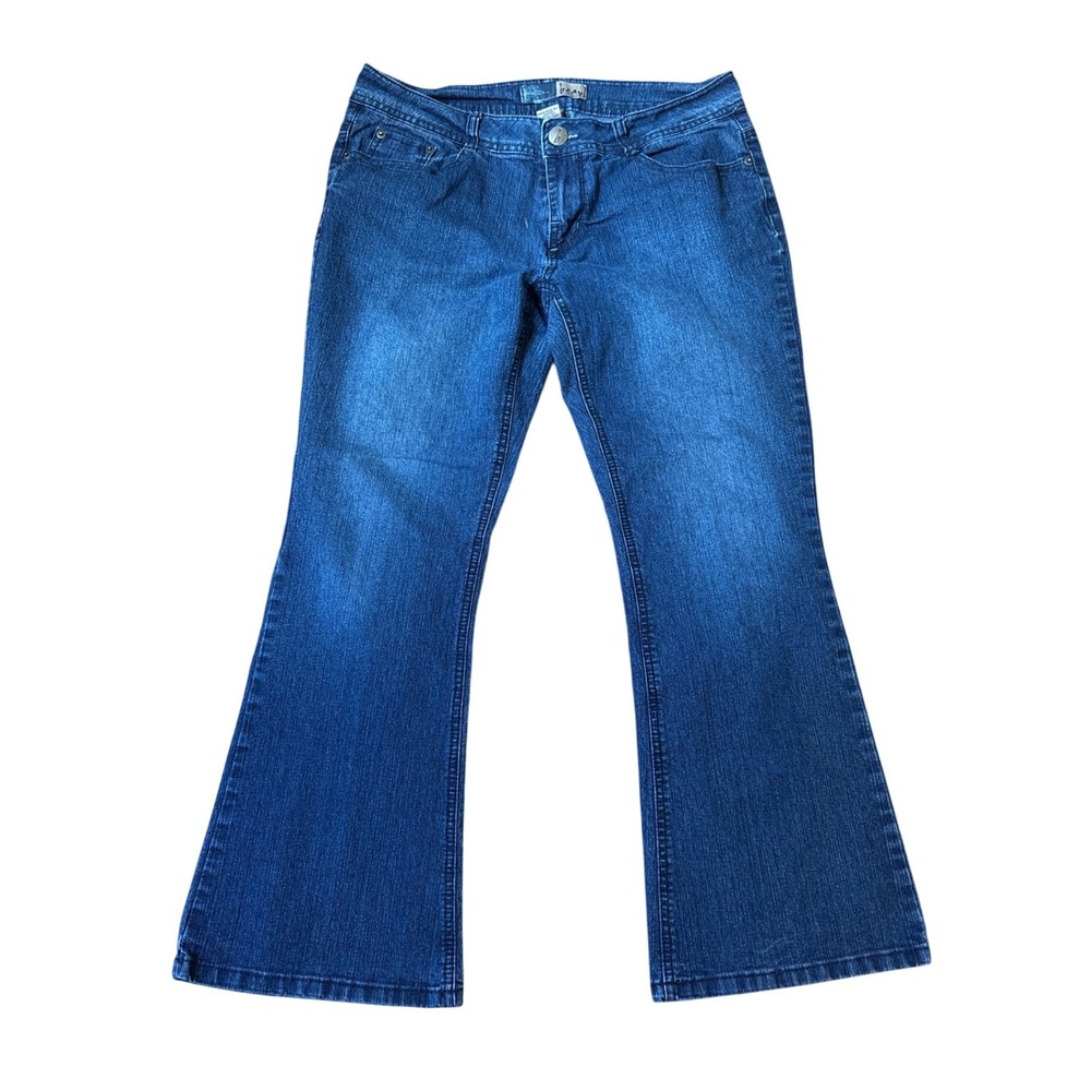 Beau Bootcut Jeans Women Blue Medium Wash‎ Stretch Denim SIZE 10S